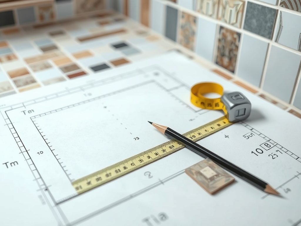 Jak dokładnie rozplanować układ płytek w łazience przed klejeniem, by uniknąć błędów i strat materiału