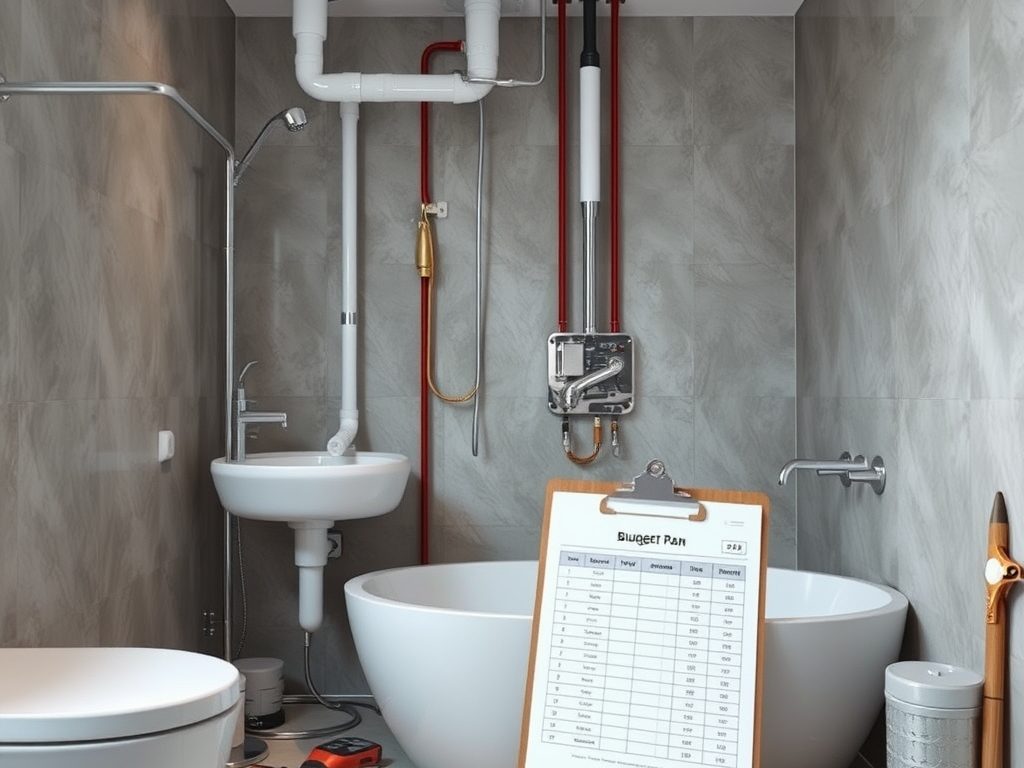 Koszt wymiany instalacji w łazience: które elementy decydują o budżecie i jak go kontrolować