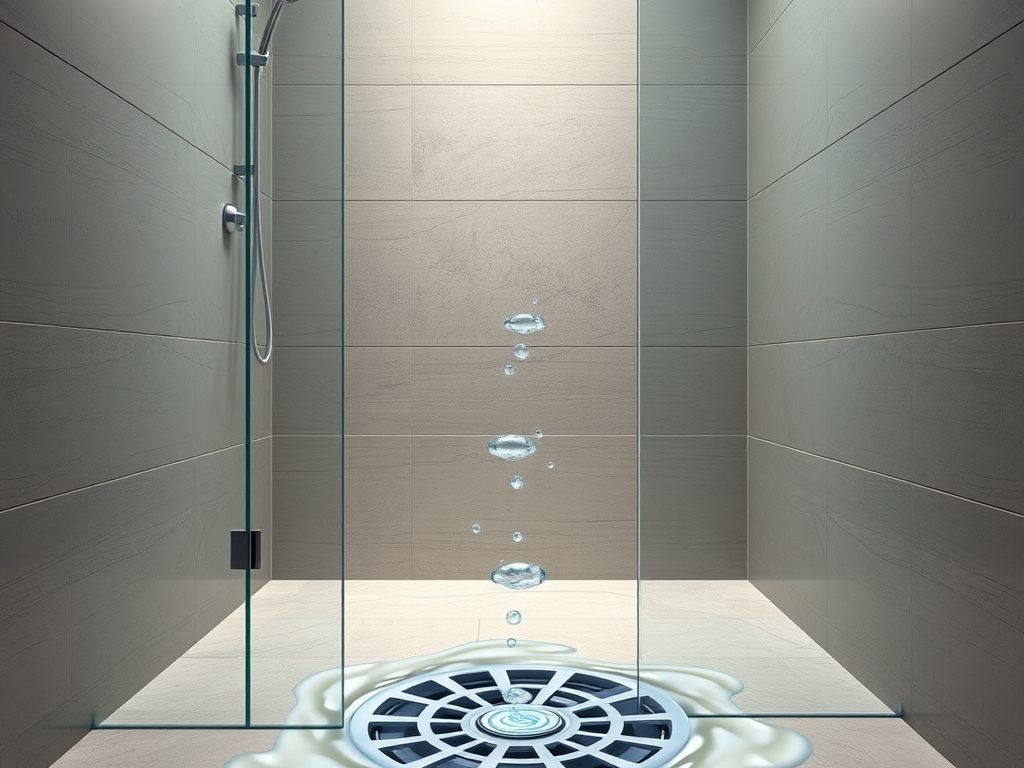 Jaki spadek pod prysznic walk-in wybrać, by uniknąć zalewania i problemów z odpływem?